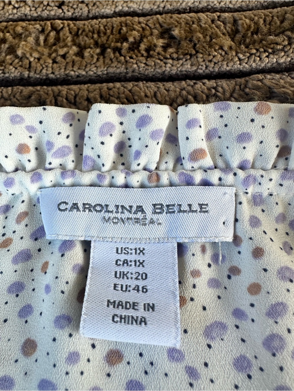 ๐5 for $45๐ carolina belle top blouse shirt size 1X - Picture 8 of 9
